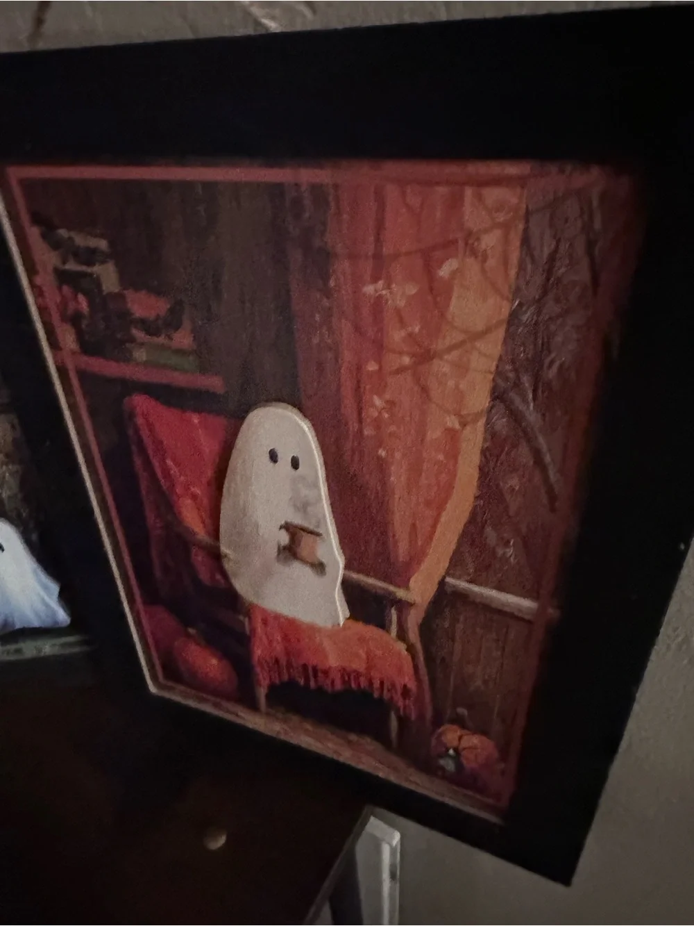 Ghost with latte art